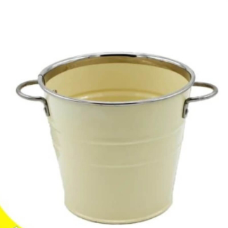 Stainless Steel Round Flower Pot with Handles, Lightweight, No Drilling Mount, UV Resistant Price in Pakistan | LAPTAB