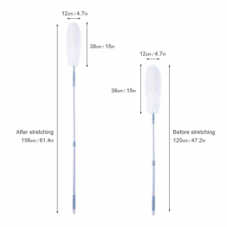 Extendable Hand Duster with Microfiber Head, 360? Cleaning, Adjustable Rod Price in Pakistan | LAPTAB