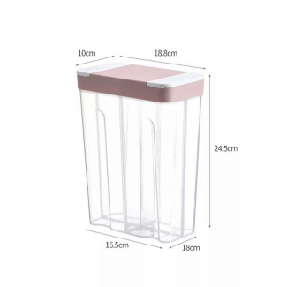 4 Partition Food Storage Jar with Airtight Silicone Seals, BPA-Free, for Grains and Cereals Price in Pakistan | LAPTAB