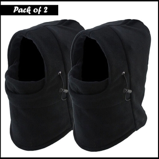 Pack of 2 Balaclava Hats with Neck Warmer Face Mask, Waterproof, Adjustable Size Price in Pakistan | LAPTAB