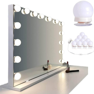 10 LED Vanity Mirror Light Bulbs for Makeup Dressing Table, Adjustable Brightness, Easy Installation Price in Pakistan | LAPTAB