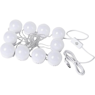 10 LED Vanity Mirror Light Bulbs for Makeup Dressing Table, Adjustable Brightness, Easy Installation Price in Pakistan | LAPTAB
