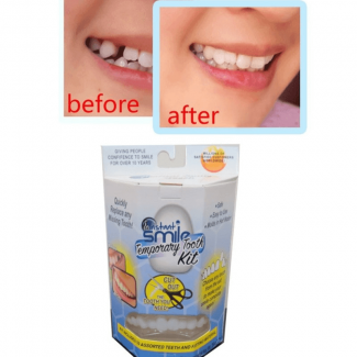 Temporary Replacement Tooth Kit for Missing Upper or Lower Tooth, Safe and Realistic Price in Pakistan | LAPTAB