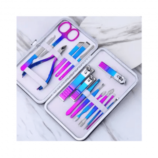 15 Pcs Stainless Steel Manicure Pedicure Set with Eyebrow and Exfoliating Tools Price in Pakistan | LAPTAB