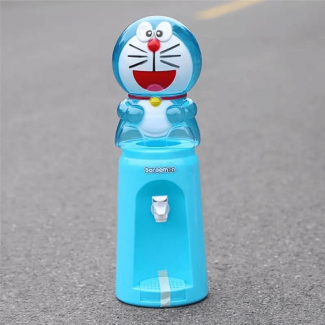 Doraemon Water Dispenser for Kids ? Mini Beverage Dispenser with Bottle Holder