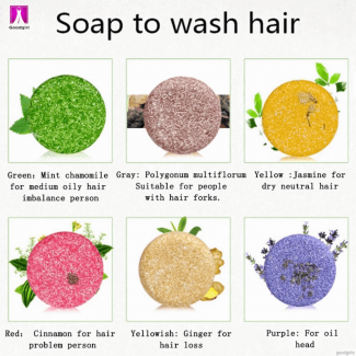 6 Color Organic Handmade Shampoo Bars for Various Hair Types and Scalp Conditions Price in Pakistan | LAPTAB