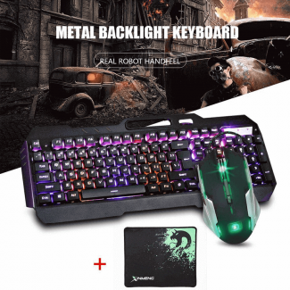 Wireless Gaming Keyboard and Mouse Combo with RGB Backlight and Anti-Ghosting Keys Price in Pakistan | LAPTAB