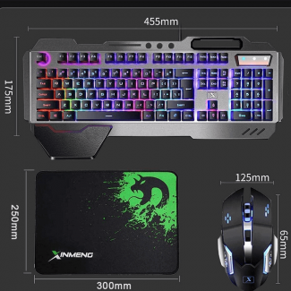 Wireless Gaming Keyboard and Mouse Combo with RGB Backlight and Anti-Ghosting Keys Price in Pakistan | LAPTAB