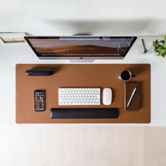 Plain Microfiber Leather Desk Pad for Mouse and Keyboard, Dual-Sided Heat and Water Resistant Surface Price in Pakistan | LAPTAB