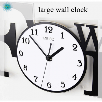Large Modern Design Wall Clock for Living Room with Silent Mute Mode and Durable Material Price in Pakistan | LAPTAB