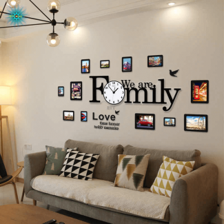 Large Modern Design Wall Clock for Living Room