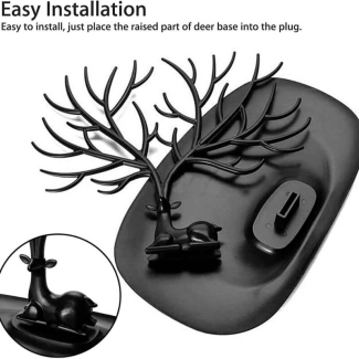 Little Deer Jewelry Display Stand Tree Holder with Antler Hooks and Bottom Platform Price in Pakistan | LAPTAB