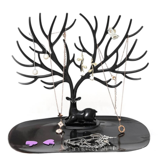 Little Deer Jewelry Display Stand Tree Holder with Antler Hooks and Bottom Platform Price in Pakistan | LAPTAB