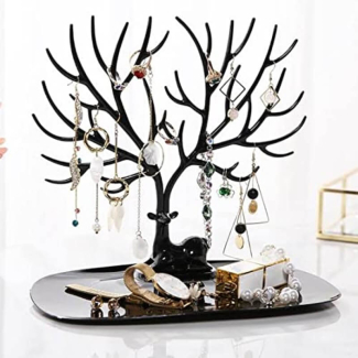 Little Deer Jewelry Display Stand Tree Holder with Antler Hooks and Bottom Platform Price in Pakistan | LAPTAB