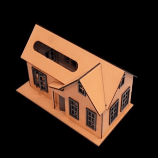 Wooden Tissue Box in House Shape with Rosewood Carving for Home or Office Price in Pakistan | LAPTAB