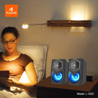 Kisonli Multimedia USB Loudspeaker L 1020 with AUX, USB, and Hands-Free Audio Support Price in Pakistan | LAPTAB