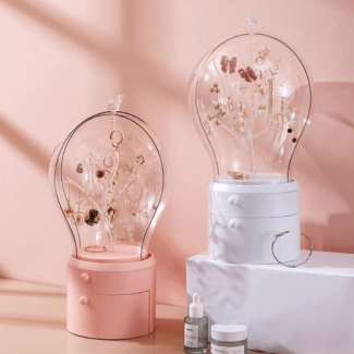 Light Makeup and Jewelry Organizer