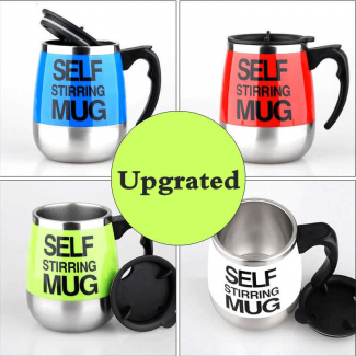Self-Stirring Coffee Mug with Sealing Lid, Quiet Motor, and Even Mixing Price in Pakistan | LAPTAB