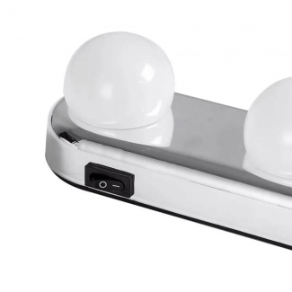 Portable LED 4 Bulbs Makeup Mirror Light with Suction Cups, Cordless and Long-Lasting Price in Pakistan | LAPTAB