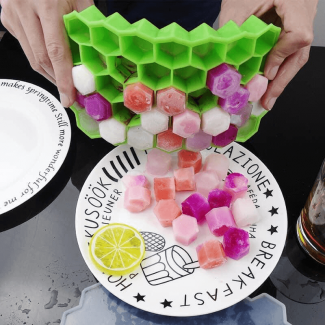 Honey Comb Silicone Ice Tray BPA Free, Durable, Easy Release, Dishwasher Safe Price in Pakistan | LAPTAB