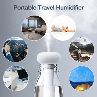 USB Portable Air Humidifier and Aroma Diffuser, Silent Mini Mist Maker for Home, Office, Car Price in Pakistan | LAPTAB