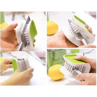 Blade Cleaning Brush with Dual Bristles and Wrap-Around Design for Safe Knife and Cutlery Cleaning Price in Pakistan | LAPTAB