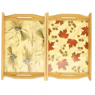 Wooden Trays 3 Pc Set ? Lightweight, Smooth Edges, Multi-Purpose Serving Trays Price in Pakistan | LAPTAB