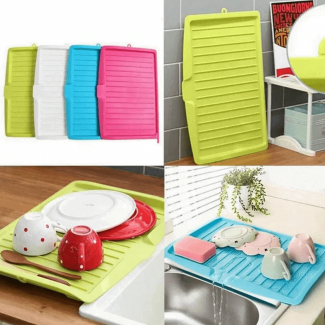 Sink Dish Drainer Tray Heat Resistant to 100?C with Water Drainage for Kitchen Use Price in Pakistan | LAPTAB
