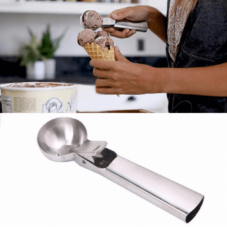 Stainless Steel Ice Cream Scoop with Nonstick Trigger, Dishwasher Safe for Ice Cream and Frozen Treats Price in Pakistan | LAPTAB