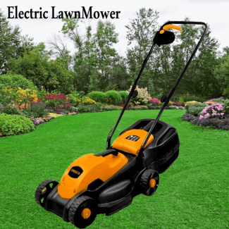 Electric Lawn Mower LM385 with High Capacity Carbon Brush Motor for Efficient Lawn Care Price in Pakistan | LAPTAB