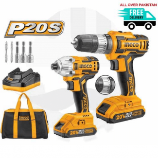 Cordless Drill and Impact Wrench Combo Kit CKLI2007 with 2 Batteries, Charger, and Sockets Price in Pakistan | LAPTAB