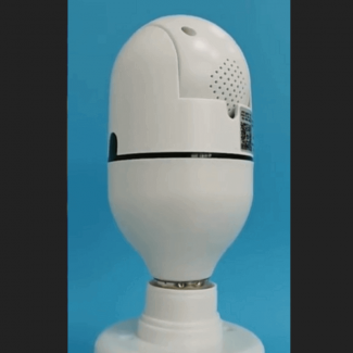 Mini PTZ Full HD 1080P Security Camera with E27 Bulb Socket, Night Vision, 2-Way Audio, Motion Tracking, and WiFi Price in Pakistan | LAPTAB