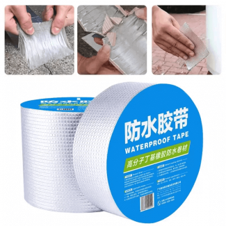 Waterproof Silver Flex Tape 4 Inch - Aluminum Film, UV Resistant, High Temp Seal Price in Pakistan | LAPTAB