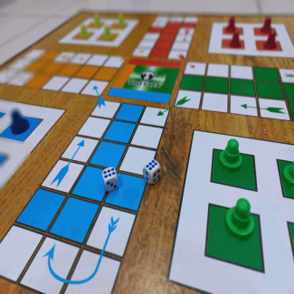 Wooden Ludo Board Game 24