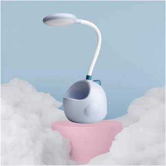 Cute Flexible Dinosaur Desk Lamp with Pen Holder, USB Rechargeable LED Light Price in Pakistan | LAPTAB