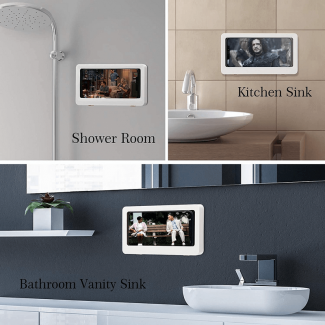 Wall Mounted Self Adhesive Mobile Phone Holder Case Box with Seal Protection for Shower Use Price in Pakistan | LAPTAB