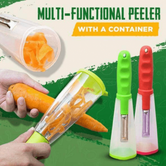 Vegetable Peeler with Waste Collection Container, Easy-Clean Dishwasher Safe Design Price in Pakistan | LAPTAB