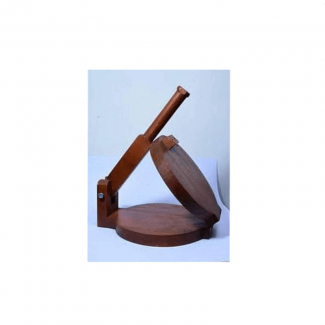 Heavy Wooden Tortilla Press Roti Maker with Easy-Grip Handle for Perfect Round Rotis Price in Pakistan | LAPTAB