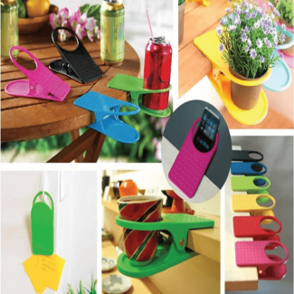Desk Glass Holder with Strong Clip for Securely Holding Cups on Table Edge Price in Pakistan | LAPTAB