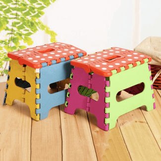 Non Slip Folding Plastic Stool, Lightweight with 330.7 Lbs Capacity for Indoor and Outdoor Use Price in Pakistan | LAPTAB