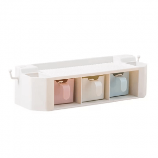 Wall-Mounted Spice Rack with Multi Racks and Removable Box for Kitchen Organization Price in Pakistan | LAPTAB