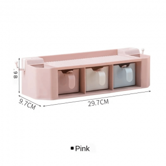 Wall-Mounted Spice Rack with Multi Racks and Removable Box for Kitchen Organization Price in Pakistan | LAPTAB