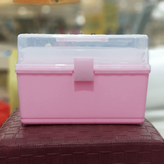 Multilayer Plastic Medicine Storage Box with 3 Compartments, Dustproof Lid, and Lock Price in Pakistan | LAPTAB