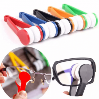 Microfiber Eyeglass Cleaner Brush with Plastic Handle for Lens Cleaning Price in Pakistan | LAPTAB