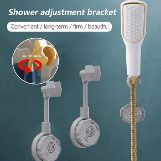 Universal Adjustable Shower Bracket with Suction Mount, No Drilling, Fits Most Shower Heads Price in Pakistan | LAPTAB