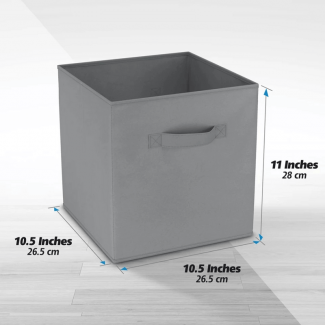 Foldable Cube Non-Woven Storage Box with Cardboard Support for Easy Organization Price in Pakistan | LAPTAB