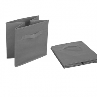 Foldable Cube Non-Woven Storage Box with Cardboard Support for Easy Organization Price in Pakistan | LAPTAB