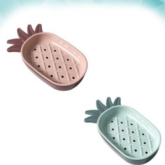 Pineapple Shaped Soap Dish with Drainage and Water-Resistant Base for Bathroom Organization Price in Pakistan | LAPTAB
