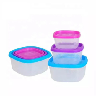 3 Pcs Food Storage Containers with Airtight Lids, BPA-Free, Microwave Safe Price in Pakistan | LAPTAB