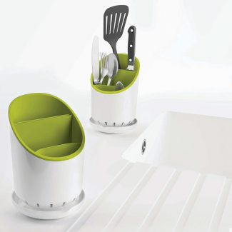 Spoon Holder Drain Cutlery Organizer with Dual Layer Design for Drying and Storage Price in Pakistan | LAPTAB